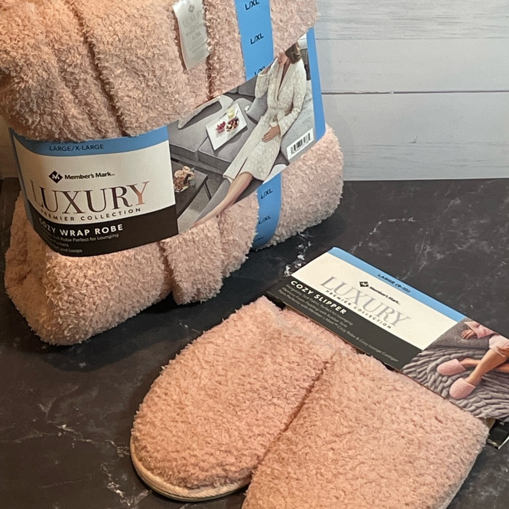 Luxury Cozy Wrap Robe + Slippers